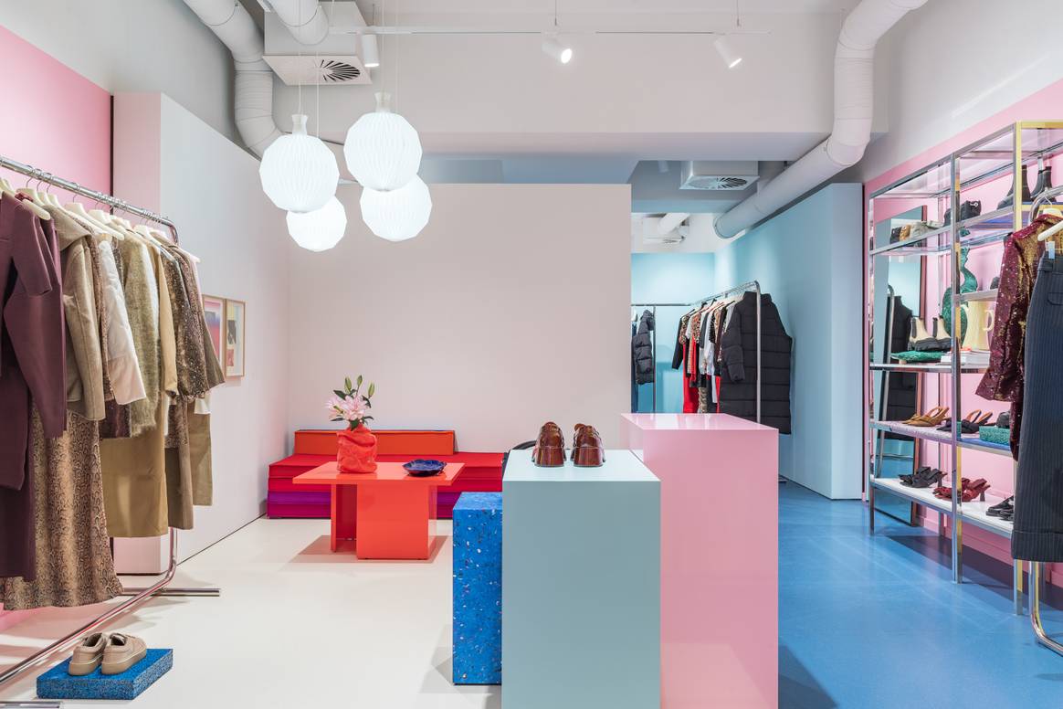 Ganni Flagship in Berlin. Foto: Ganni