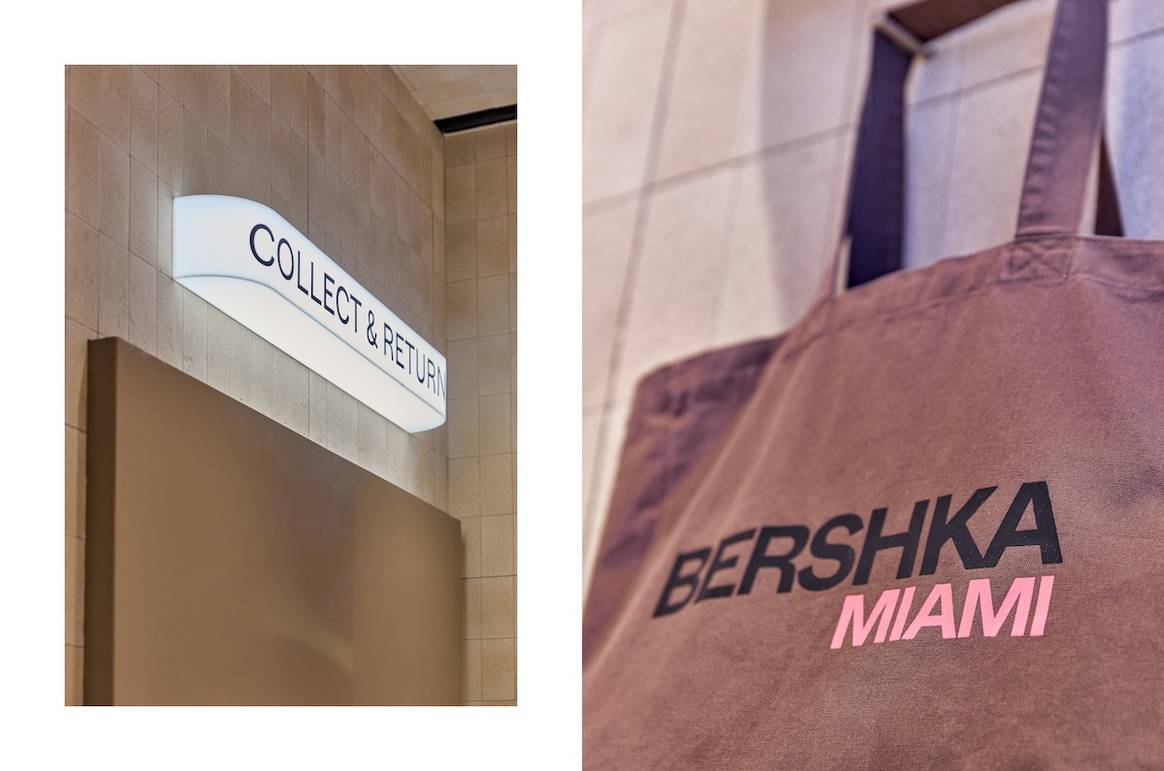 Tienda de Bershka en el centro comercial Aventura Mall de Miami, Florida (Estados Unidos).