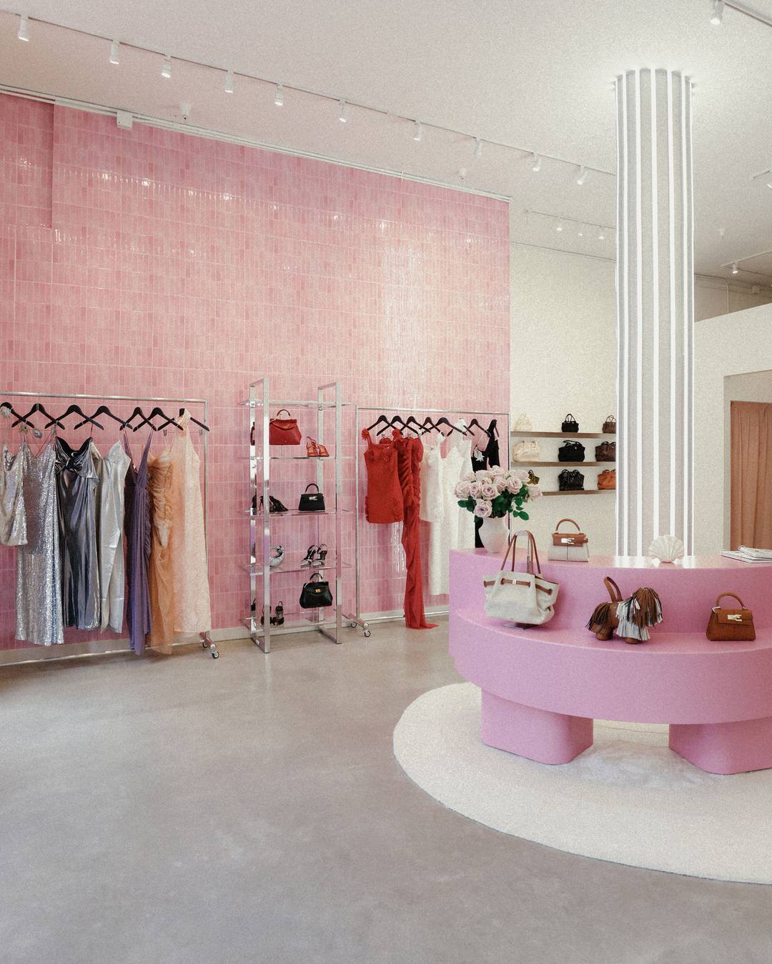 Interior of JW PEI debut pop-up in NYC