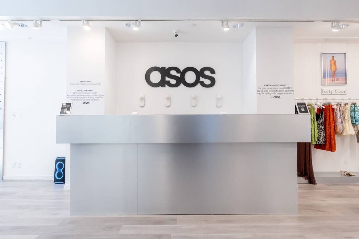 Asos New York pop-up store.