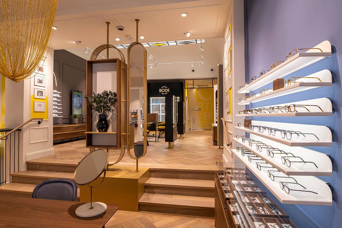 Schwitzke & Partner gestaltet Flagship Store von Optiker Bode in Hamburger Innenstadt