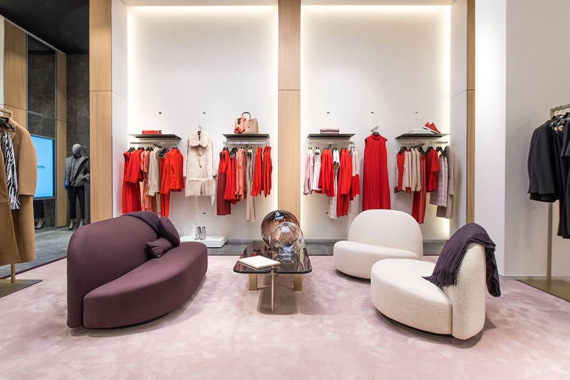 En image : la nouvelle scénographie du flagship de Hugo Boss
