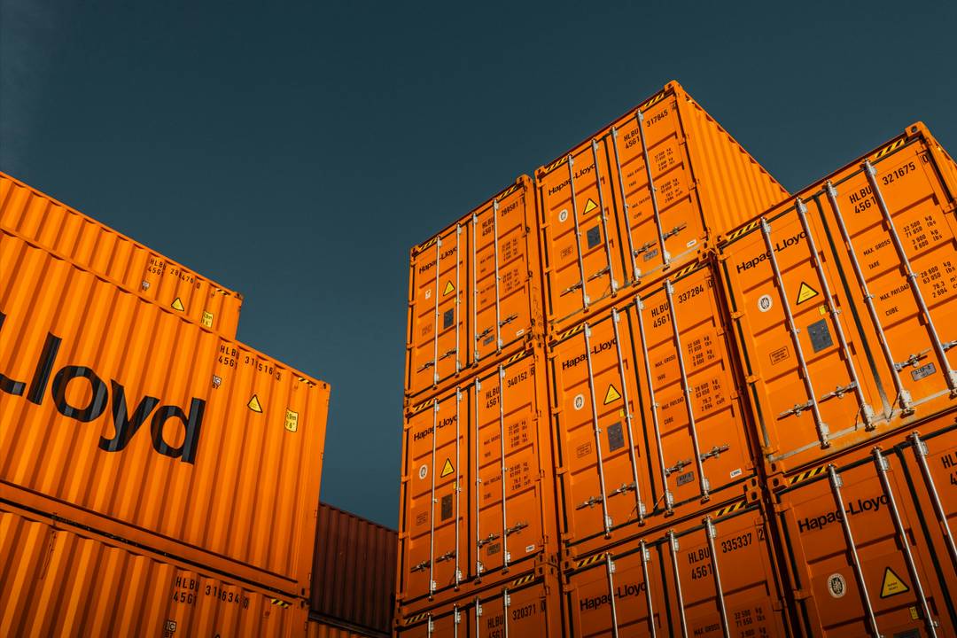 Container per spedizioni. Immagine a scopo illustrativo.