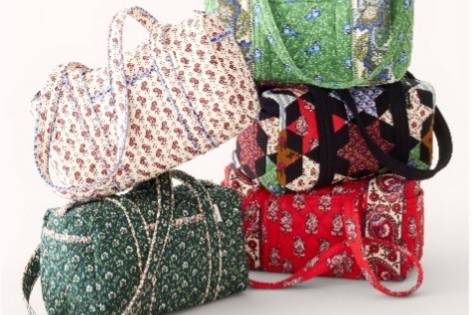 Vera Bradley Rockettes Original 100 duffel bag collaboration image