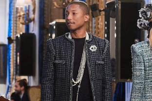 Pharrell becomes first man in Chanel handbag ads