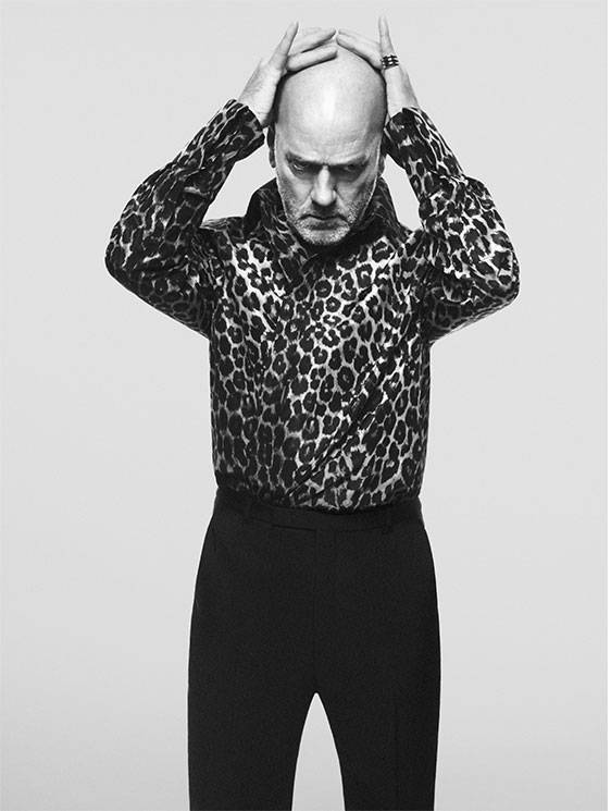 Michael Stipe for Saint Laurent, SS24 campaign.