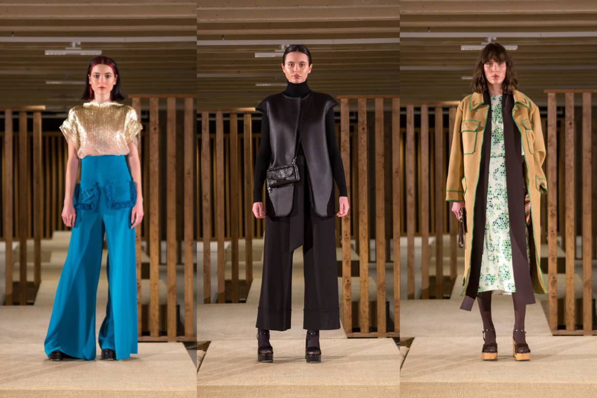 Imágenes de colección FW23 de Pilar Dalbat en MBFW Madrid, por cortesía de la organización