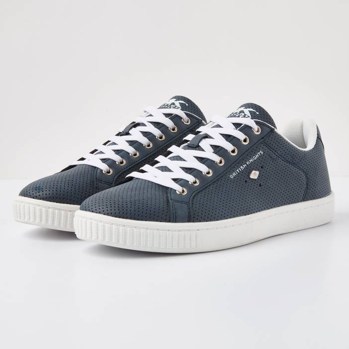DUKE Heren lage sneakers - Donker blauw - maat 40 | British Knights