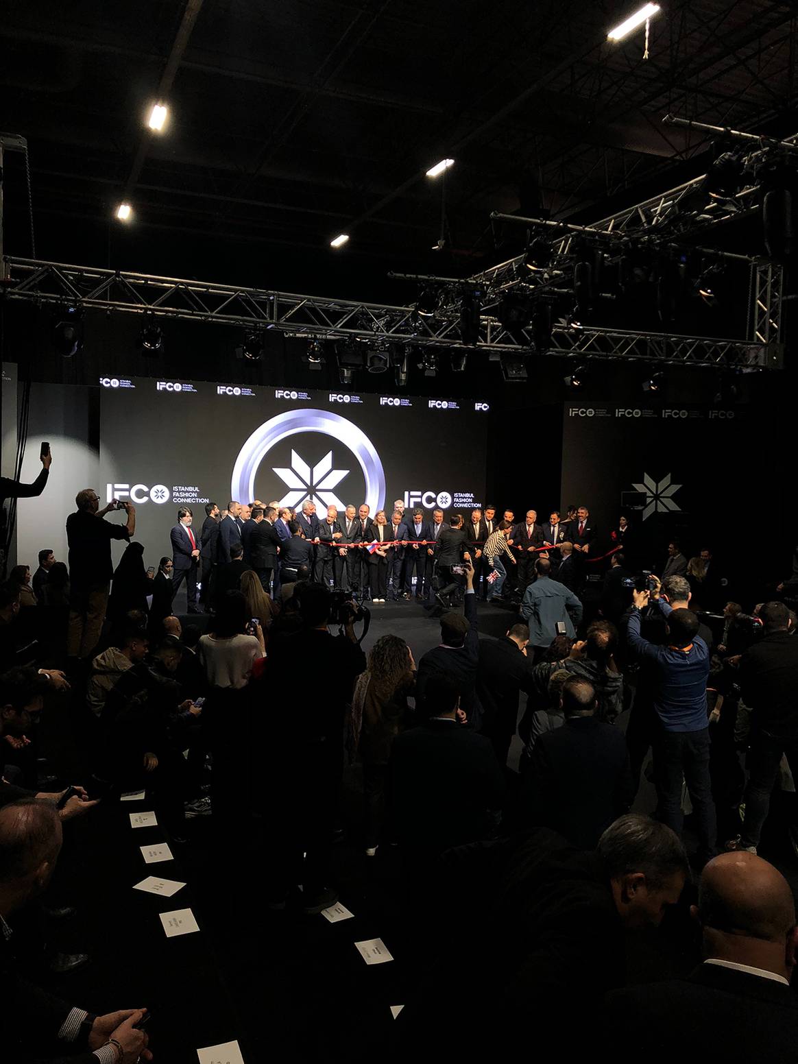 Interior of the International Salon Istanbul Fashion Connection (IFCO) in February 2026 edition.