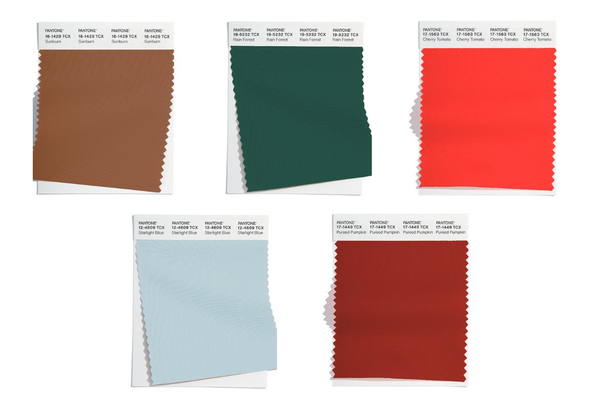 Pantone LFW autumn/winter 2024/2025 colour palette