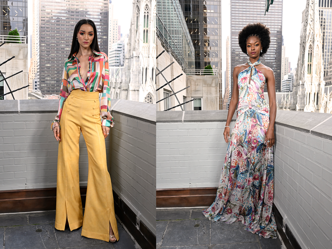 ss24 looks from Kevan Hall shown during NYFW