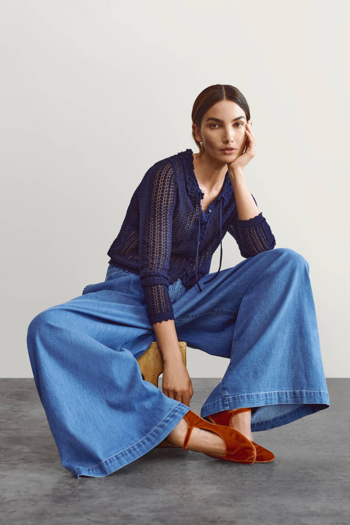 Gap x Dôen campaign starring Lily Aldridge