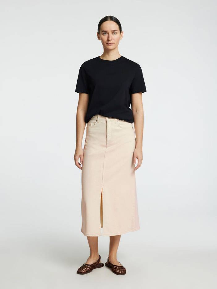 Midi Denim Rok | Selected-Femme