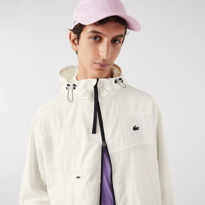 Herren Lacoste Jacke mit Patchwork-Effekt | Lacoste