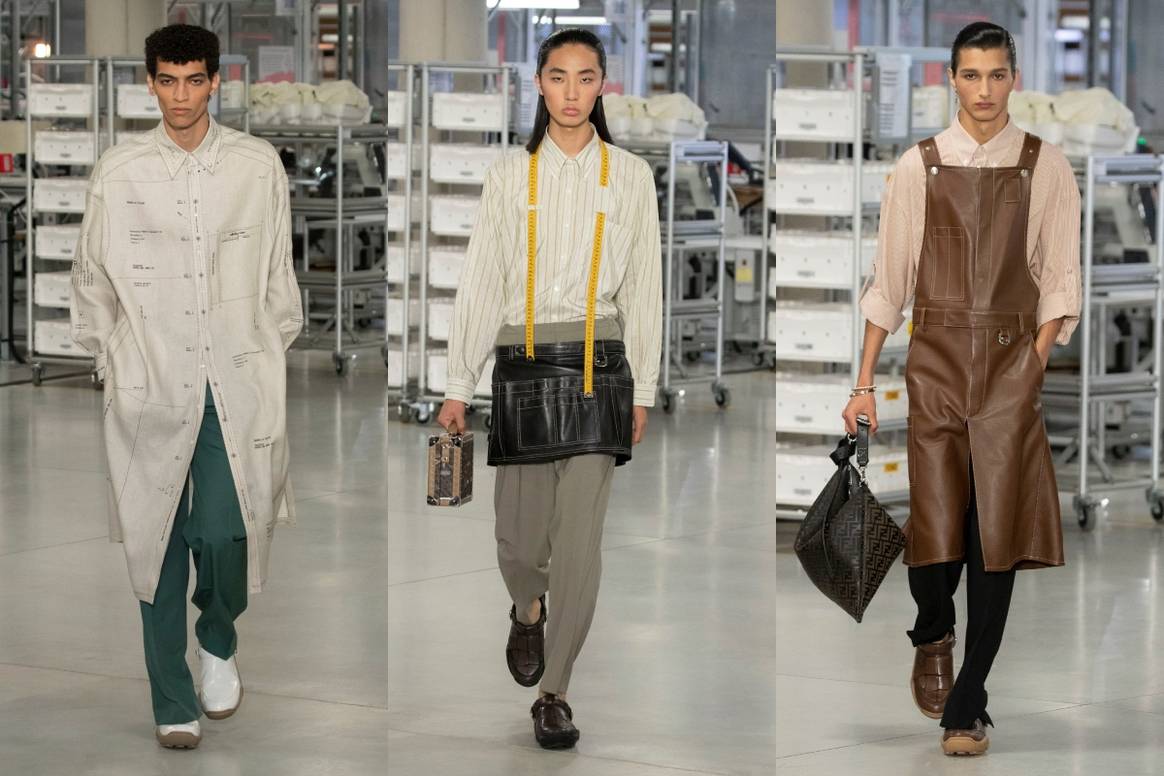 Fendi SS24 Menswear. Images: Fendi