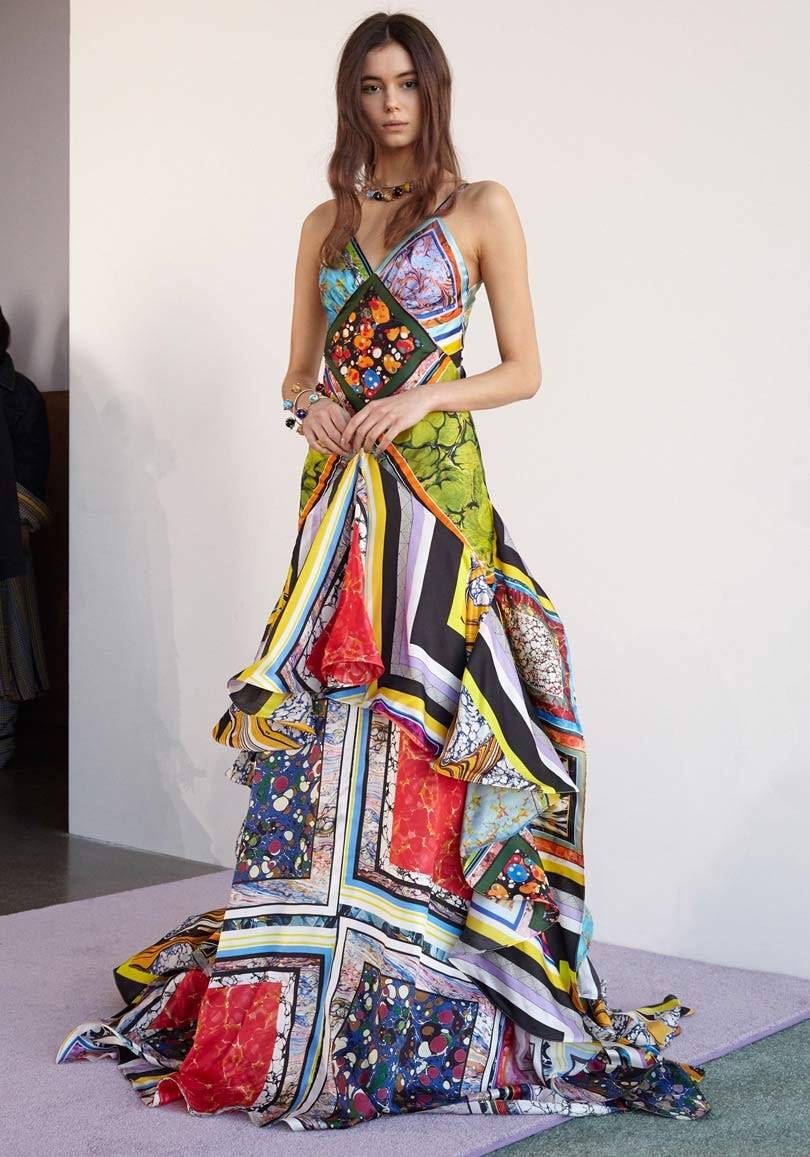 Anna Sui and Rosie Assoulin prove bold colors and patterns are for fall/winter