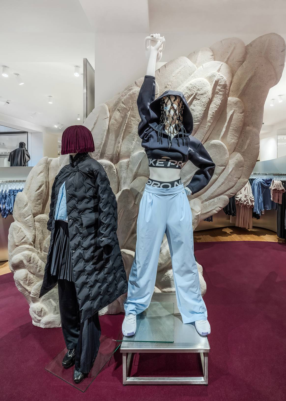 Nike womenswear concession in Selfridges, London