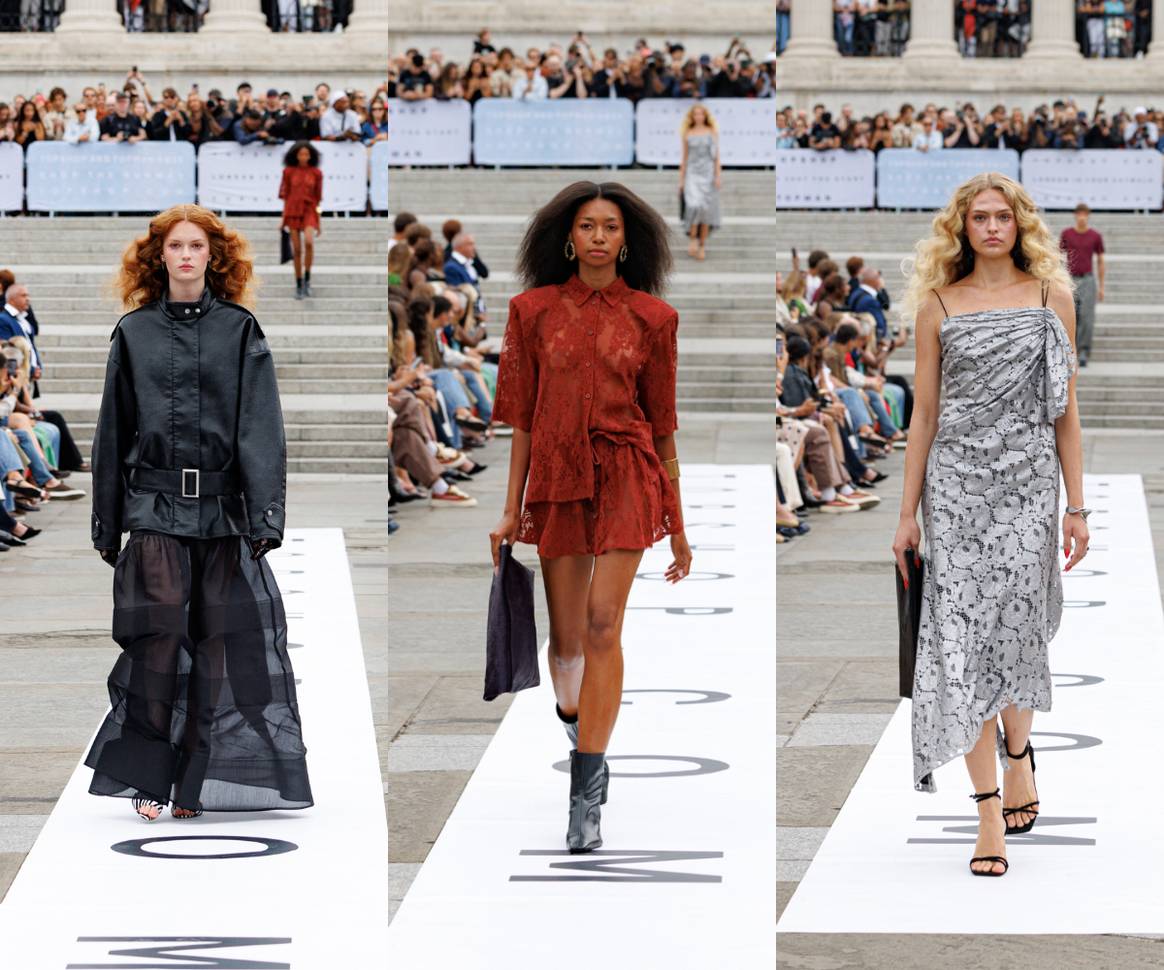 Topshop Trafalgar Square Show, AW25.