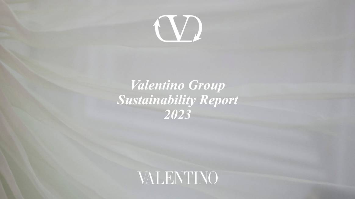 Si tratta del secondo bilancio di sostenibilità pubbicato da Valentino