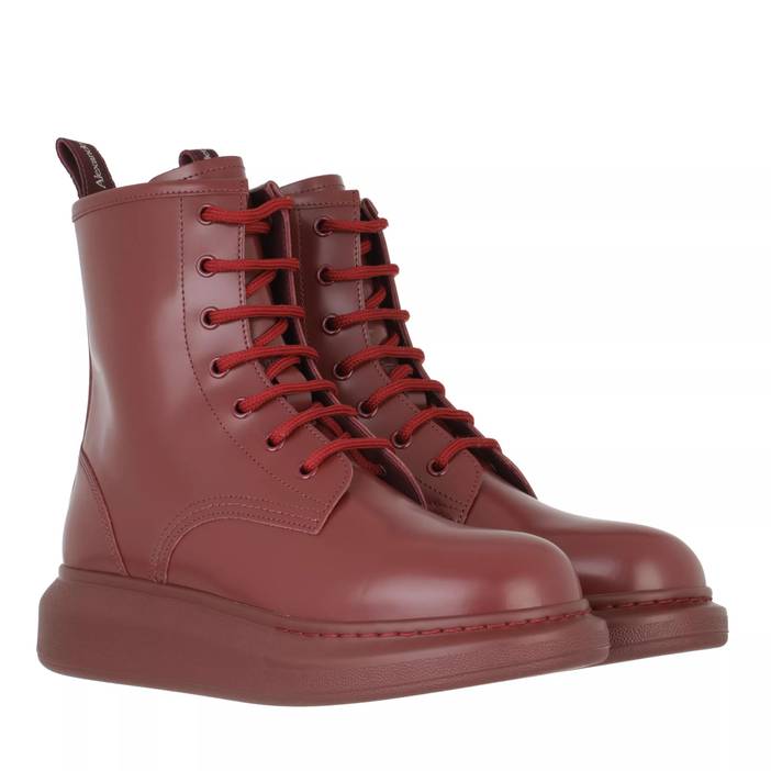 Bottes & Bottines, Hybrid Boots en rouge | alexander mcqueen