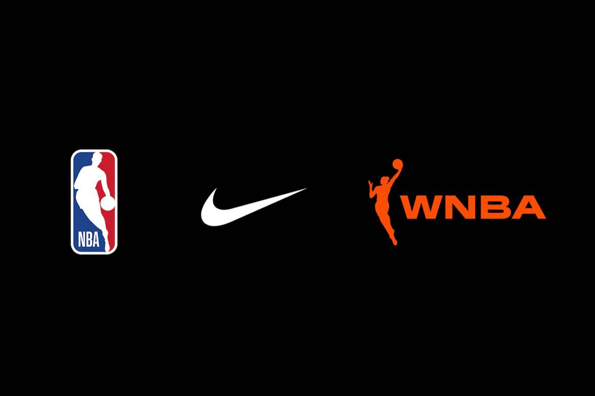 Imagen promocional del anuncio de ampliación de la asociación a largo plazo entre Nike y las ligas de la NBA.