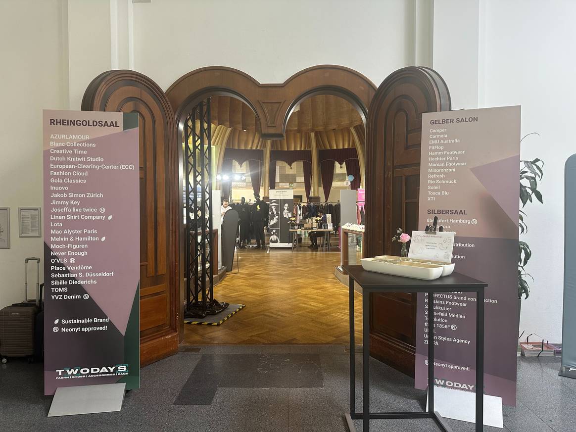 Der Eingang der Twodays in Düsseldorf