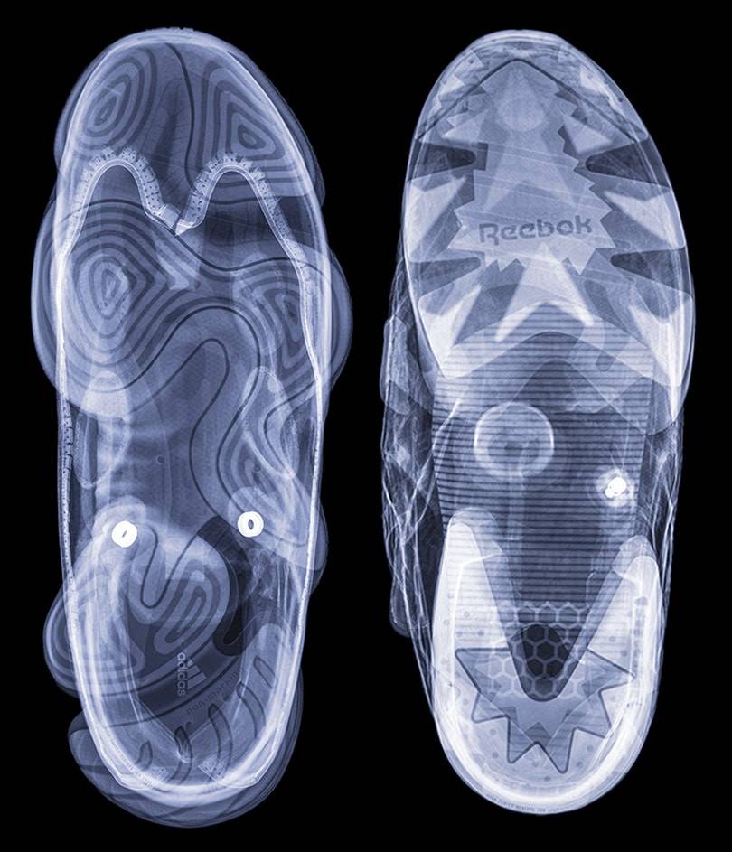 Behind the seams: Lyst werkt samen met X-Ray-artiest Hugh Turvey aan de Sneaker Art Series