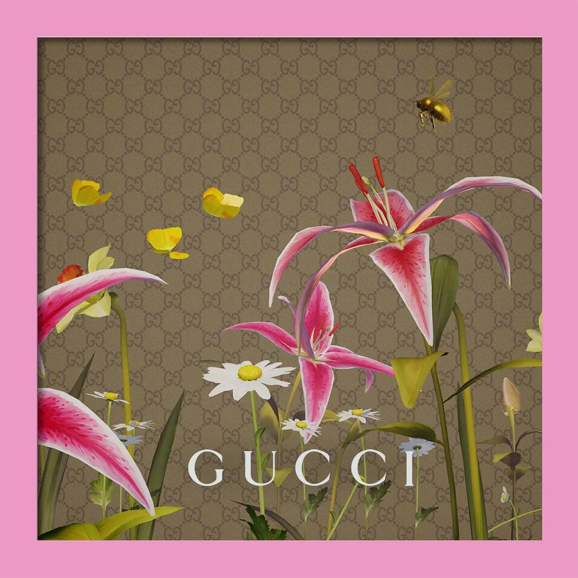 Photo Credits: Obra NFT “BL00M” de Ignasi Monreal, para “The Next 100 Years of Gucci”. Gucci Vault, página oficial.