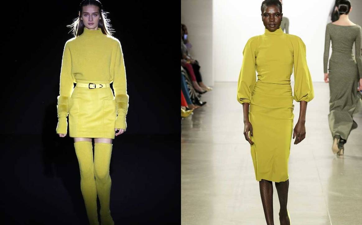 Gespot op de catwalk: Pantone's modekleuren herfst/winter 2020/21 New York Fashion Week