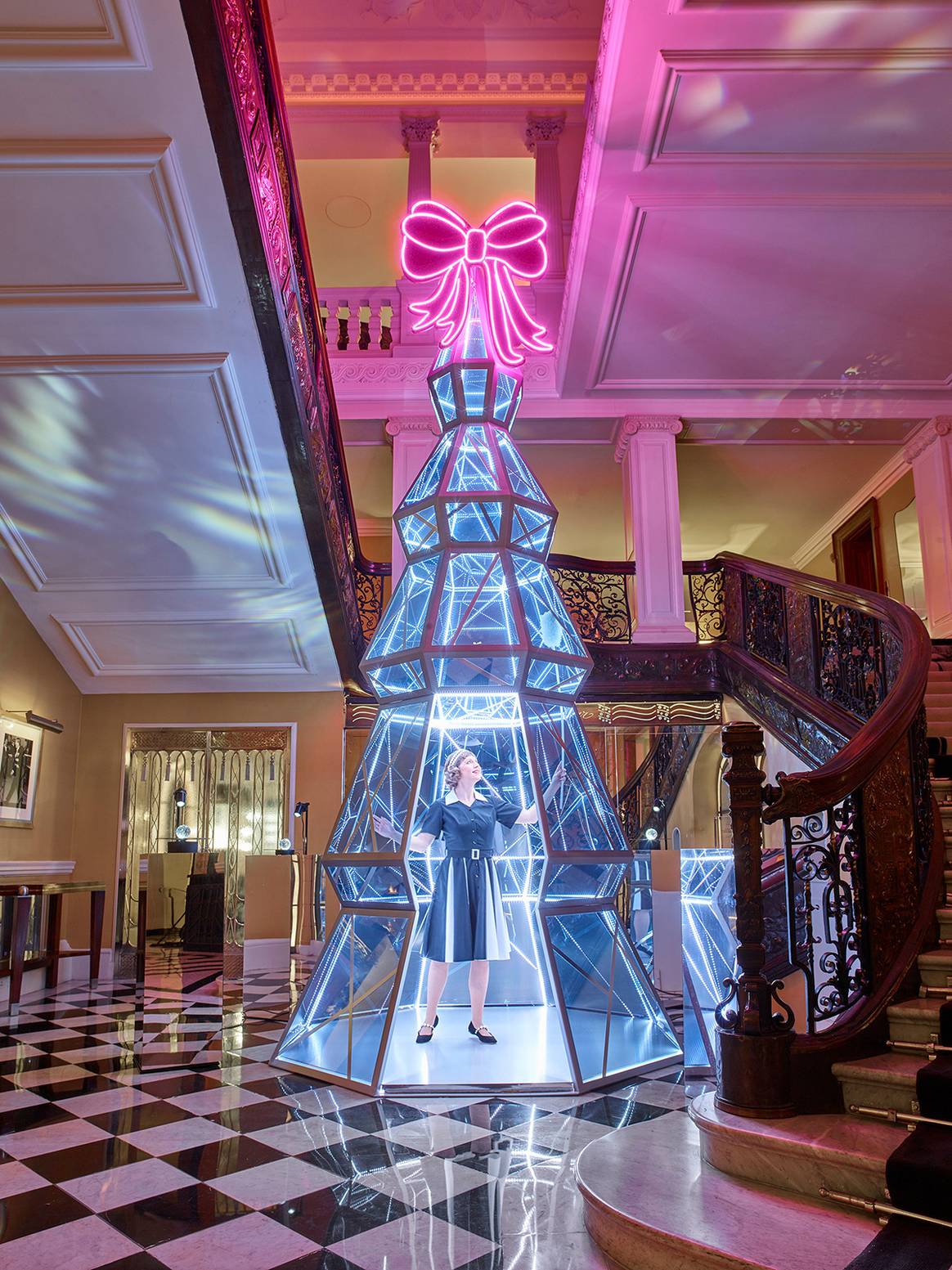 Claridge's unveils 2022 designer Christmas tree