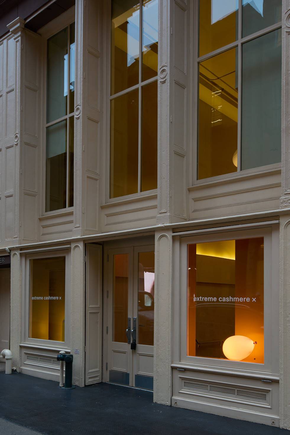 De Extreme Cashmere winkel in New York.