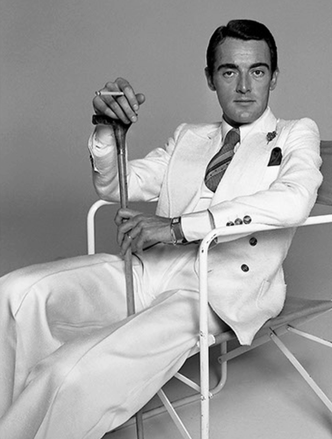 Image: Gian Paolo Barbieri; A portrait of Walter Albini, 1971