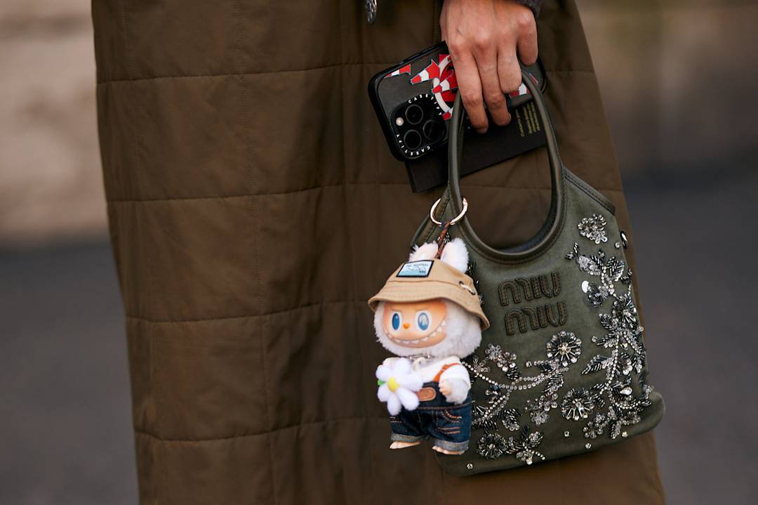 A Labubu at Paris Fashion Week AW25.