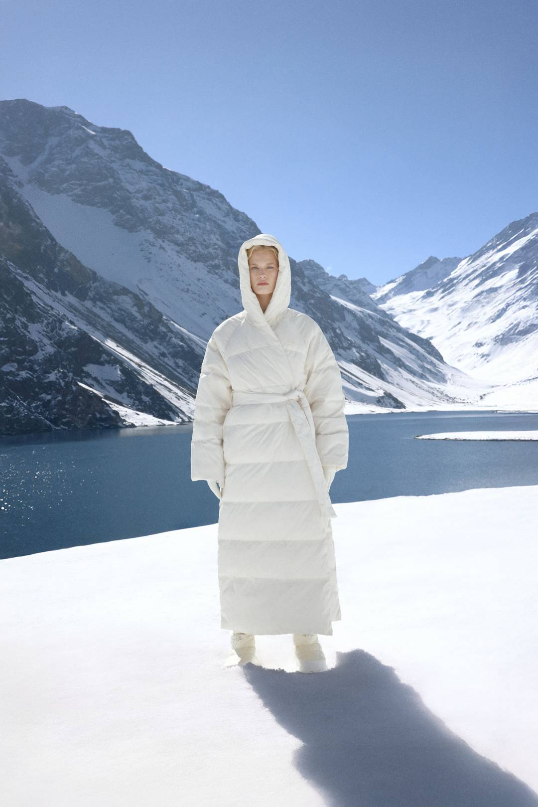 The North Face x Skims collection campaign