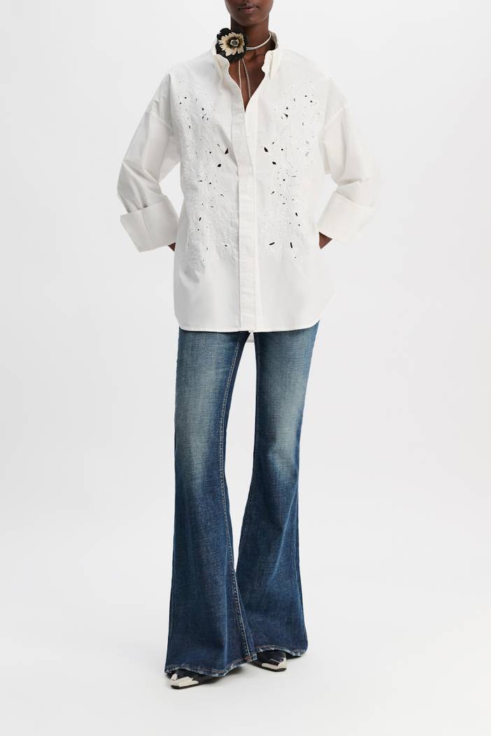 Calfskin mules with Western toe cap | dorothee schumacher