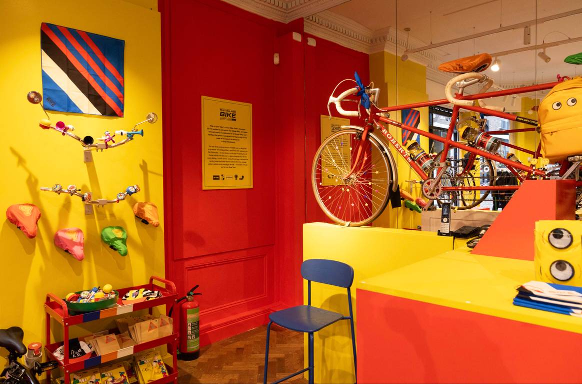 Anya Hindmarch’s The Village Bike store in London