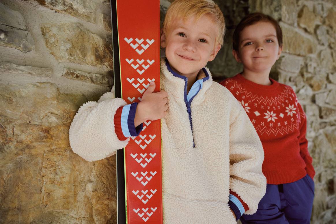 Ernsting's Family: Retro Ski-Looks