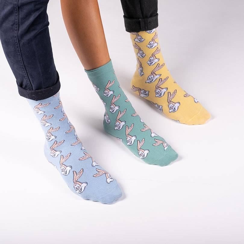 RATP et Label Chaussette présentent une collection de chaussettes dédiée à Serge le Lapin