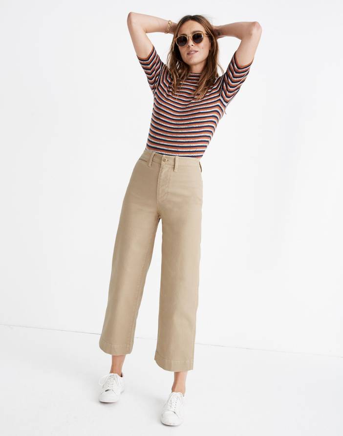 Slim Emmett Wide-Leg Crop Pants | Madewell