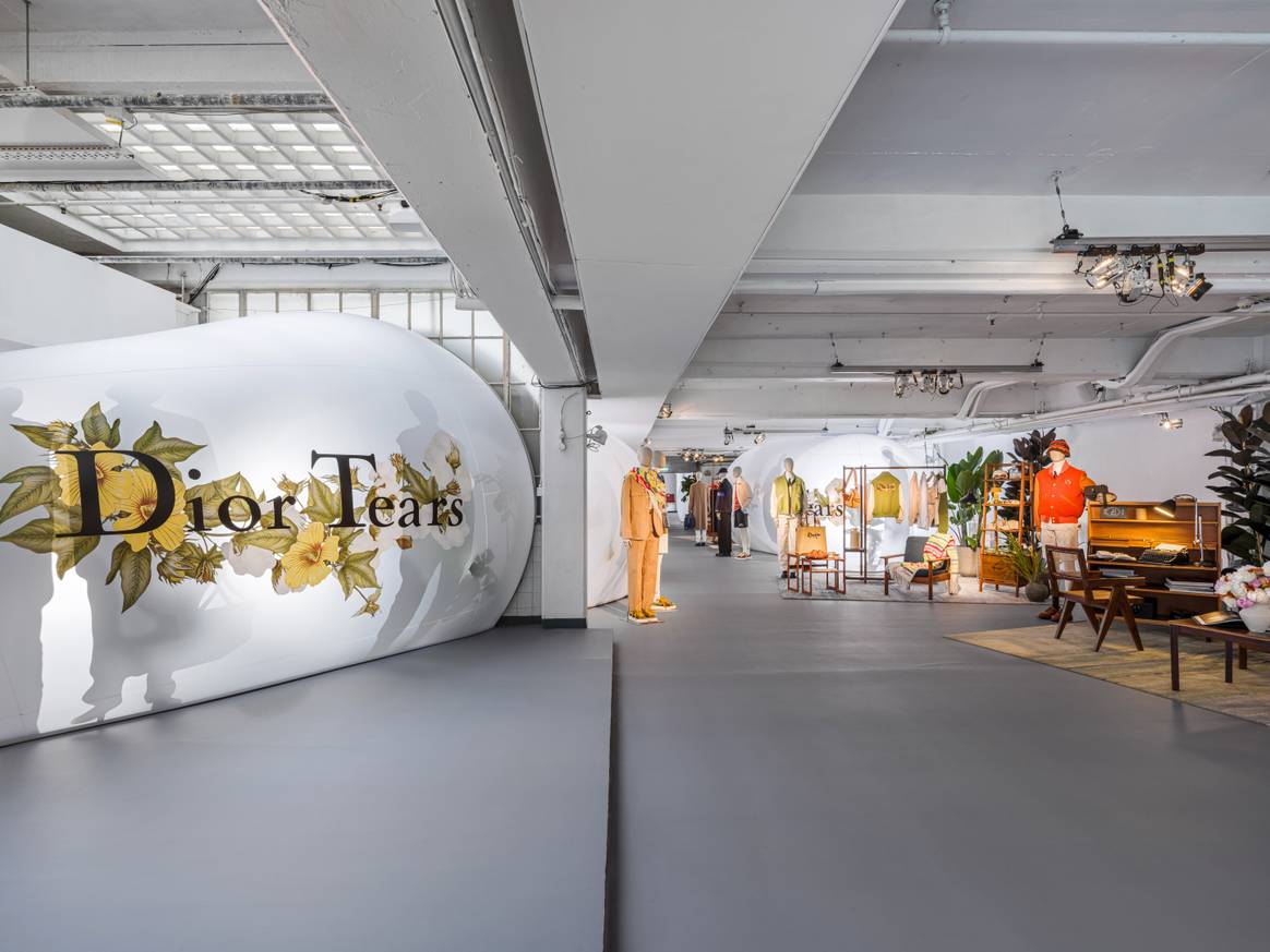 Credits: Dior by Alex Upton; Dior Tears pop-up London