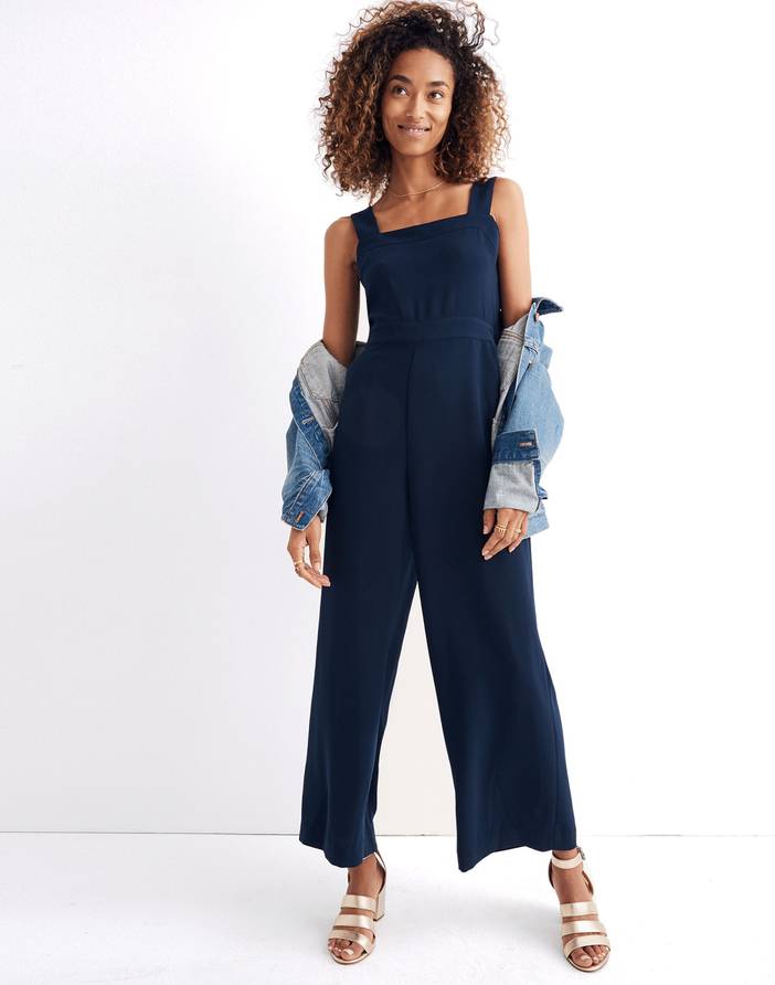 Apron Bow-Back Jumpsuit | Madewell