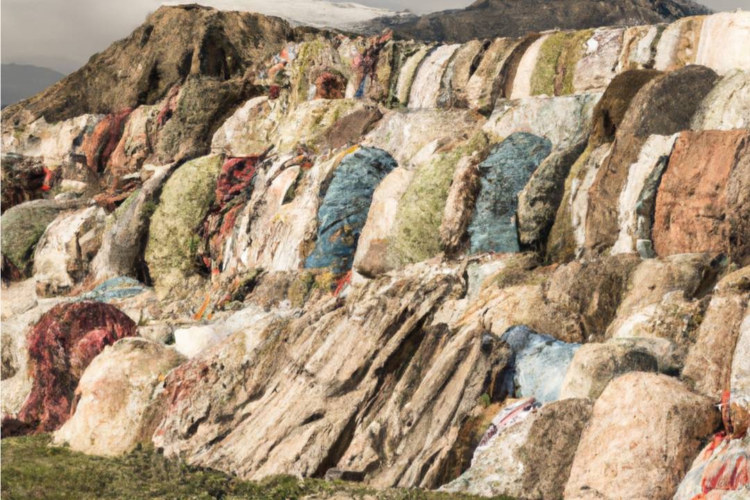 Kleiderberge verschandeln die Umwelt.