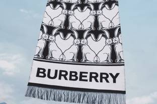 Burberry reimagines monogram with rabbit ears for Lunar New Year