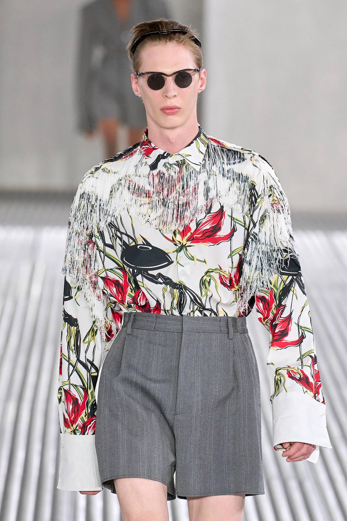 CAPTION: Prada menswear SS24, Launchmetrics