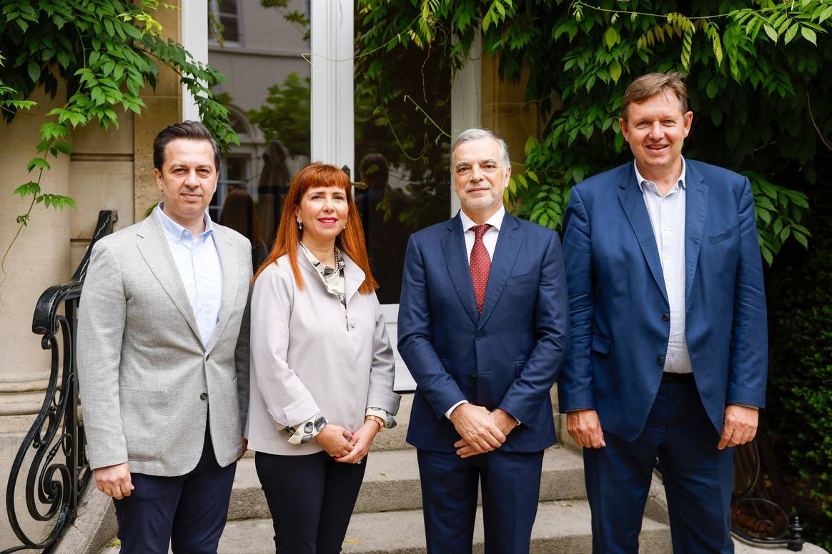 Credits: From the left: Ismail Kolunsag, Barbara Cimmino, Mario Jorge Machado and Grégory Marchant