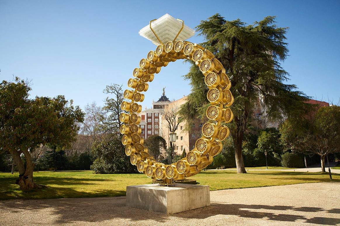 Vista de la exposición “Flamboyant. Joana Vasconcelos”, en el Palacio de Liria del 14 de febrero al 31 de julio de 2025.