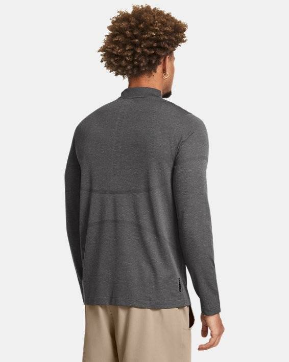 Vanish Elite Seamless Oberteil mit ¼ Zip für Herren Schwarz | Under Armour