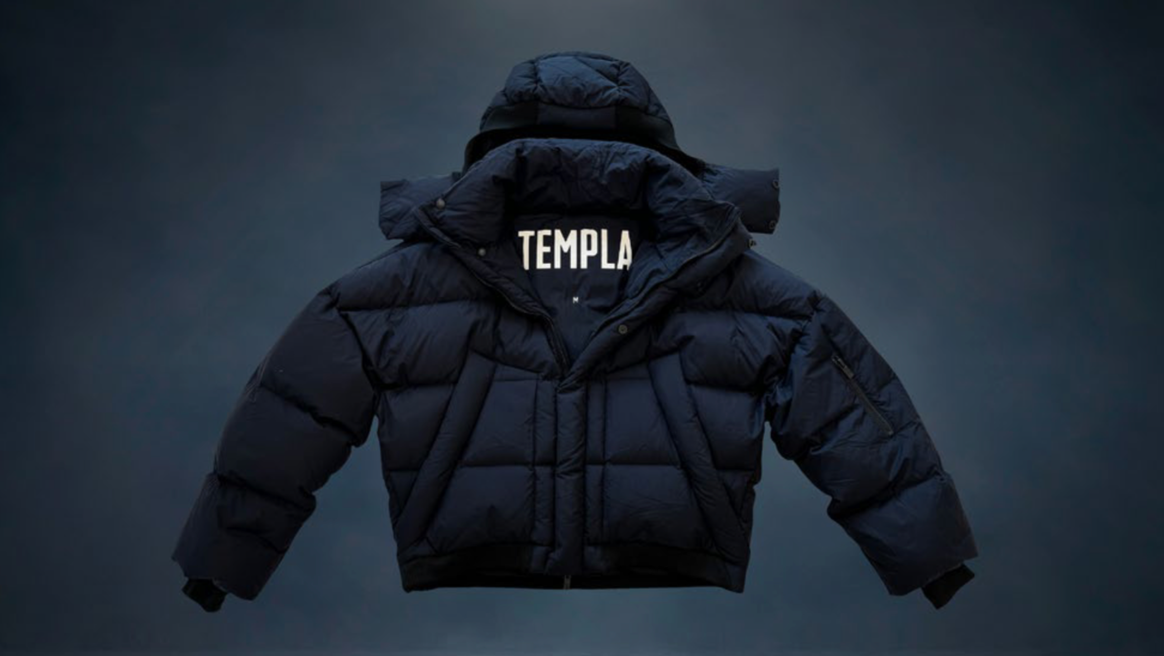 Biologisch abbaubare Jacke von Templa.