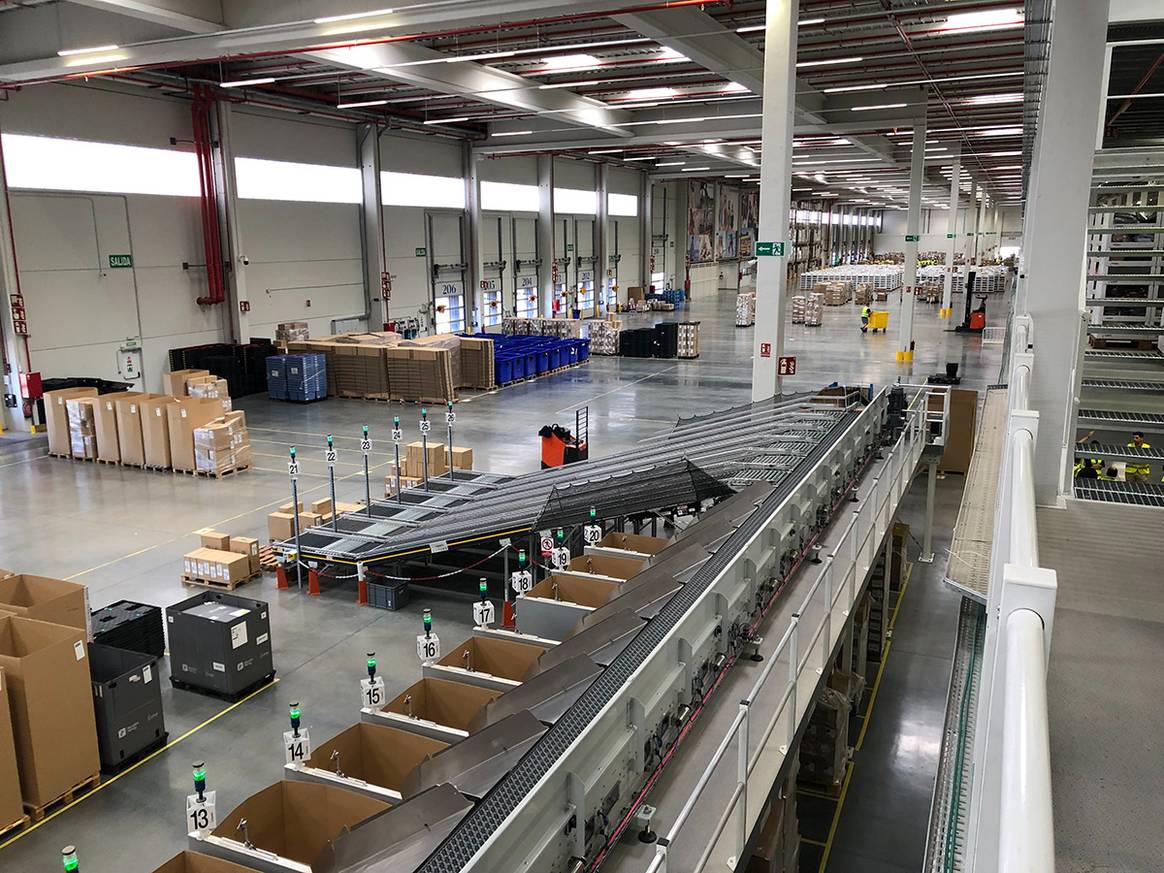 Planta logística de Tendam en Illescas, Toledo (España).