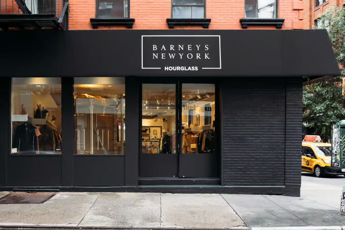 Hourglass and Barneys New York concept store